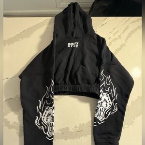 Darc Sport Cropped Cinched Sweatshirt